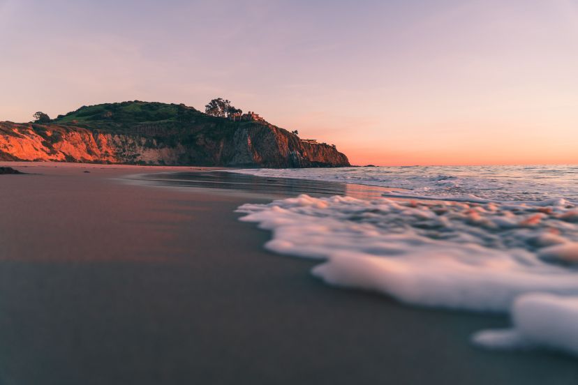 A beach at Pacific Ocean